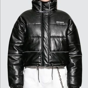 I.AM.GIA HERSILLA BLACK PUFFER JACKET LARGE